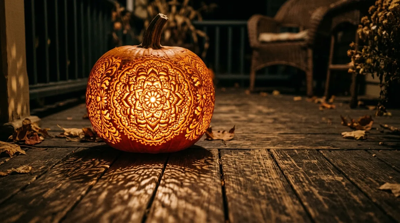 Create a haunted house silhouette for a more detailed design inspiration for a Halloween porch display.